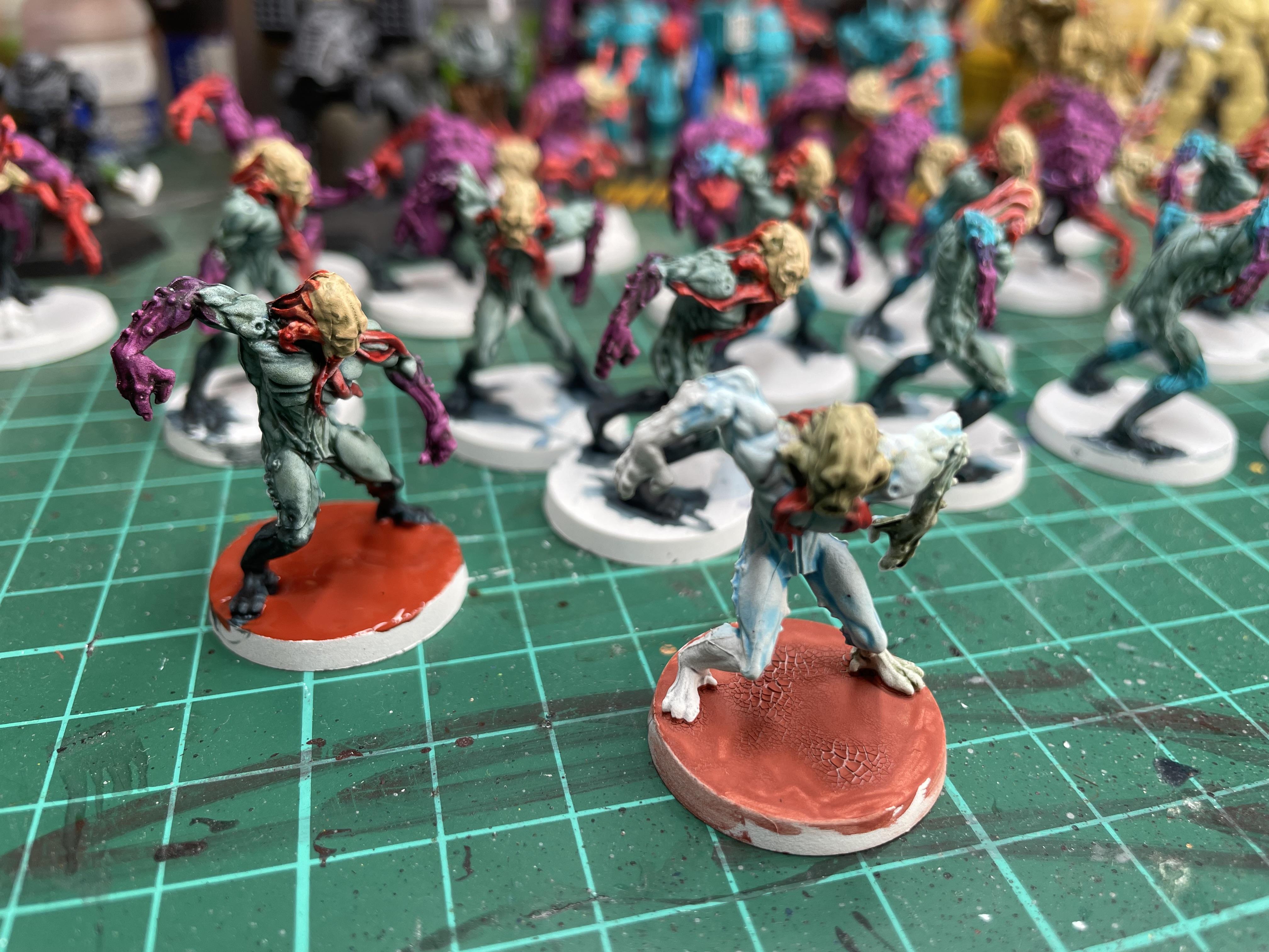 5 Miniature Alternate Xeno Cacciatore Per Zombicide Invader – Cool Mini Or Not – Usate 95% - Foto 4